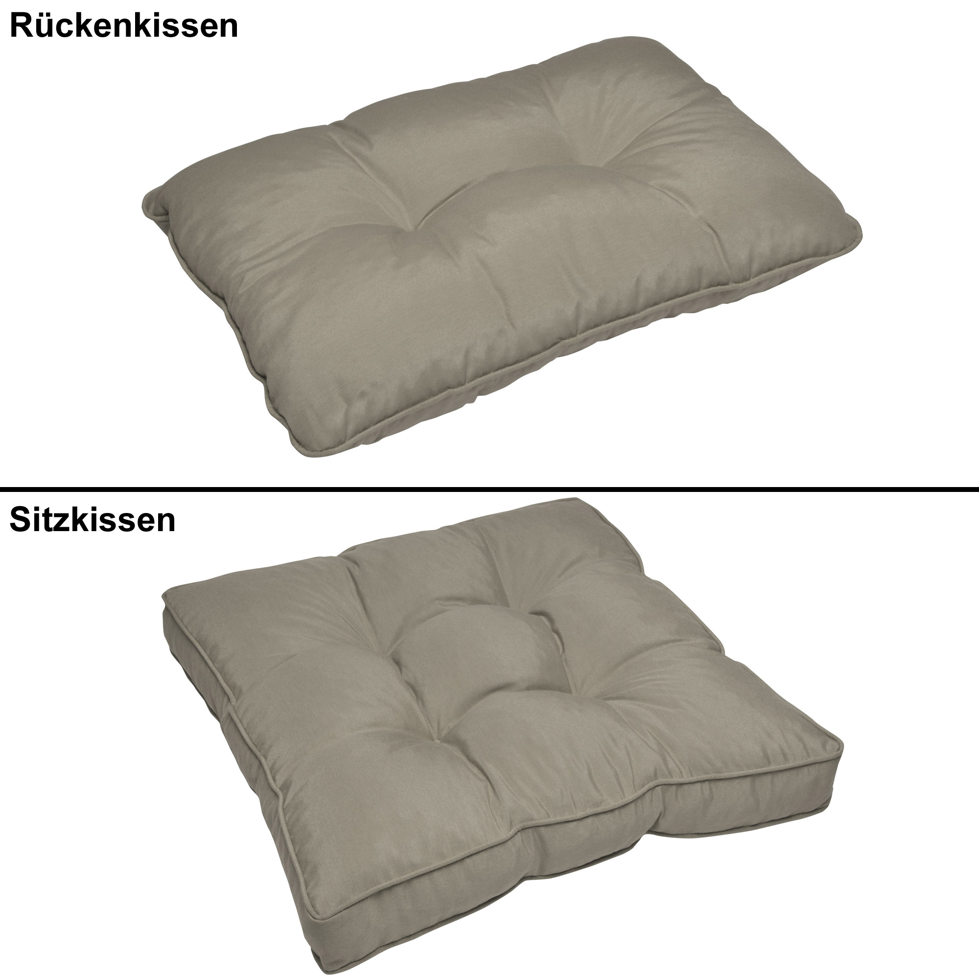 Lounge Sitzkissen Kissen Loungekissen Outdoor Polster Rückenkissen Auflage Sitz - Bild 16 von 19