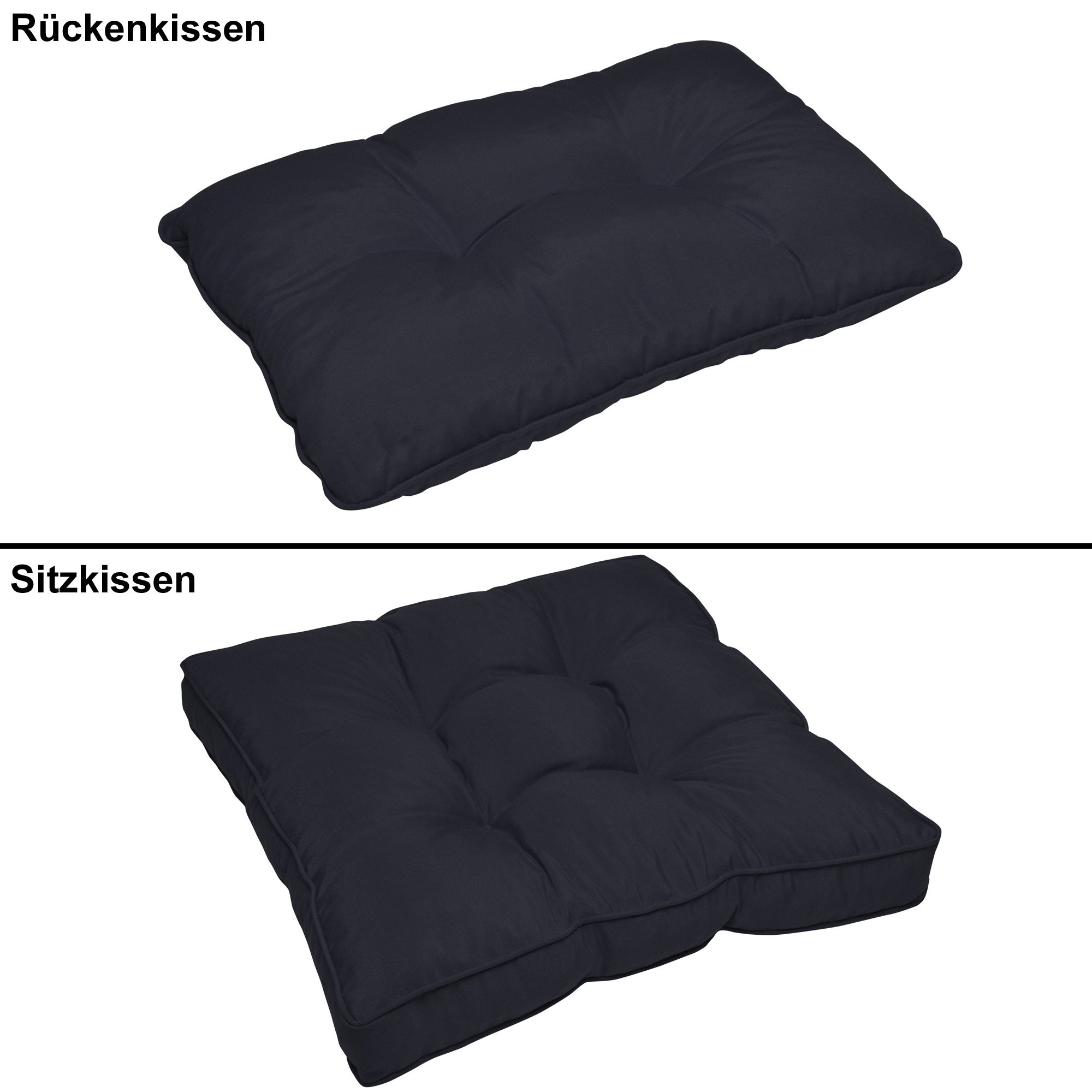 Lounge Sitzkissen Kissen Loungekissen Outdoor Polster Rückenkissen Auflage Sitz - Bild 17 von 19