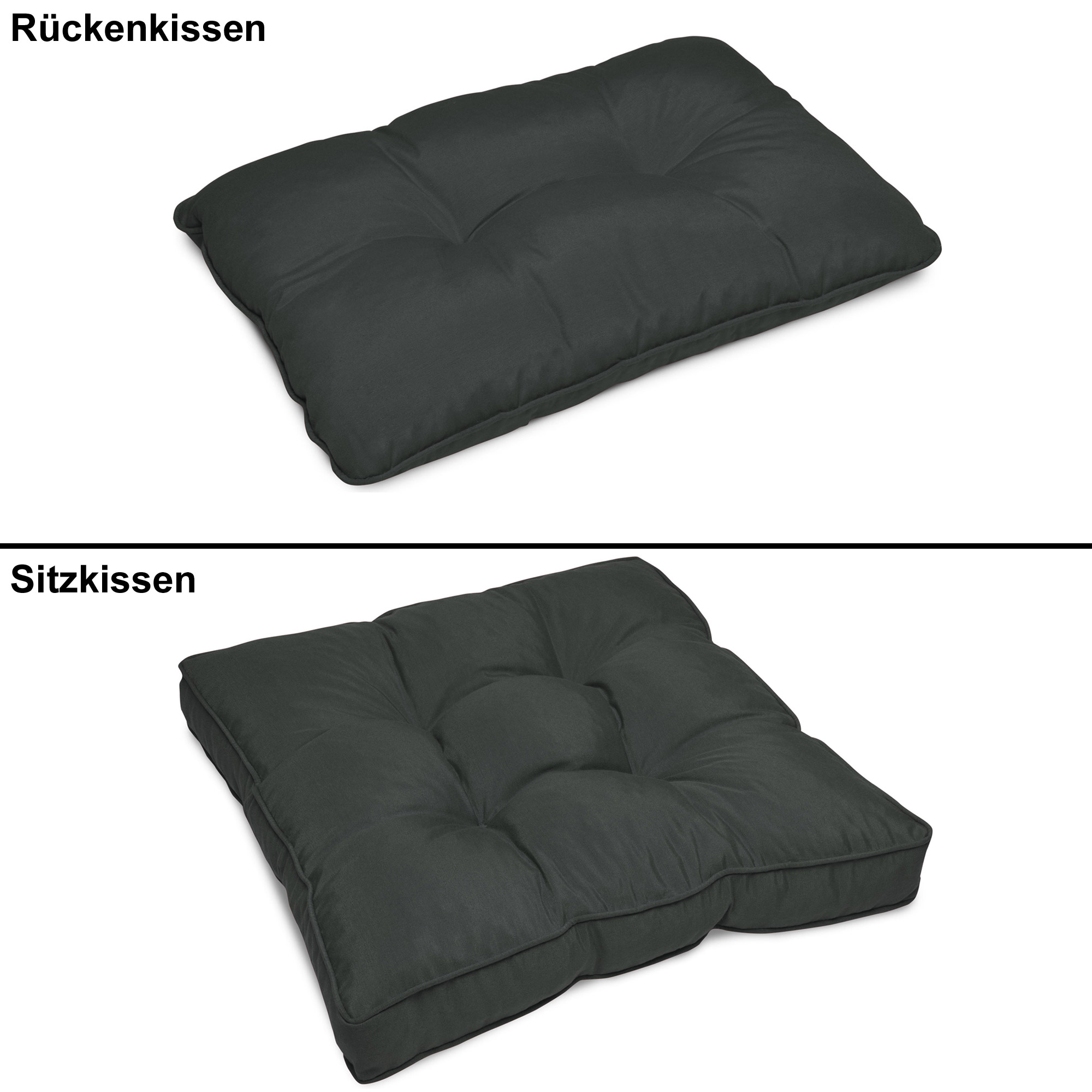 Lounge Sitzkissen Kissen Loungekissen Outdoor Polster Rückenkissen Auflage Sitz - Bild 12 von 19