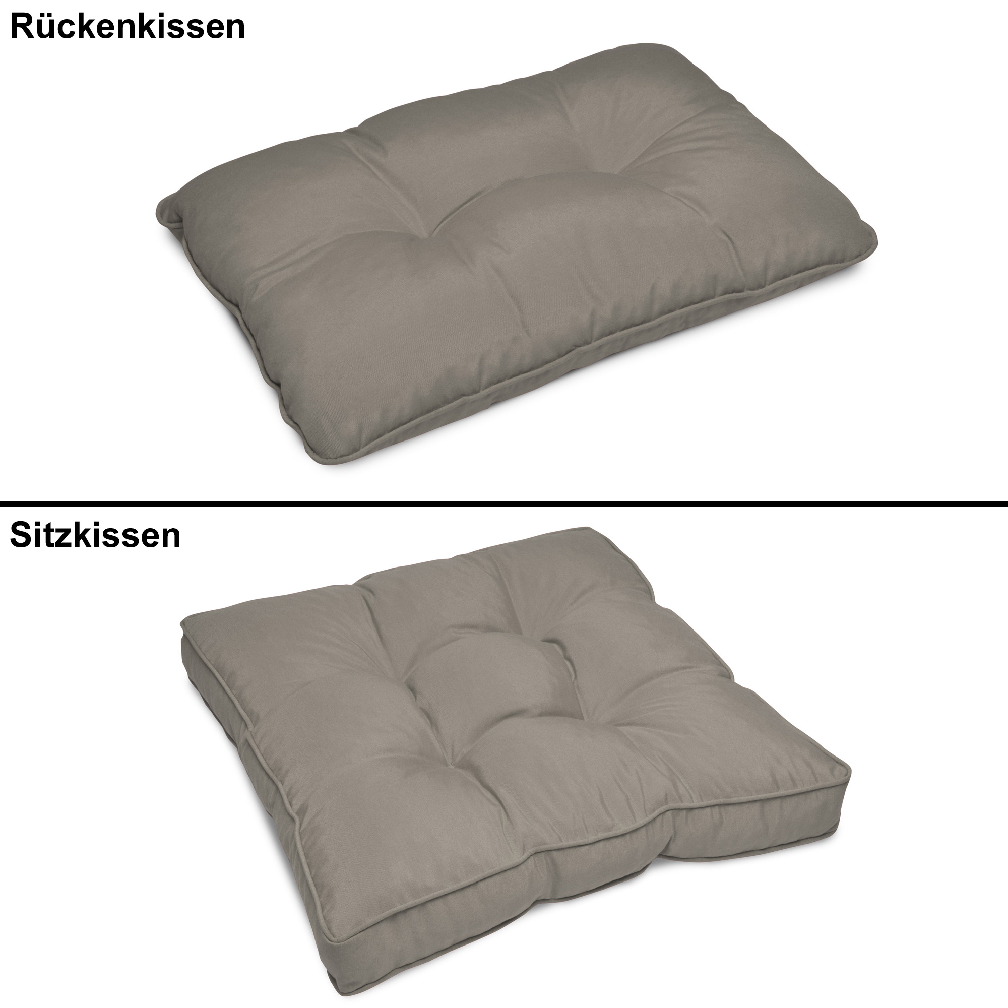 Lounge Sitzkissen Kissen Loungekissen Outdoor Polster Rückenkissen Auflage Sitz - Bild 13 von 19