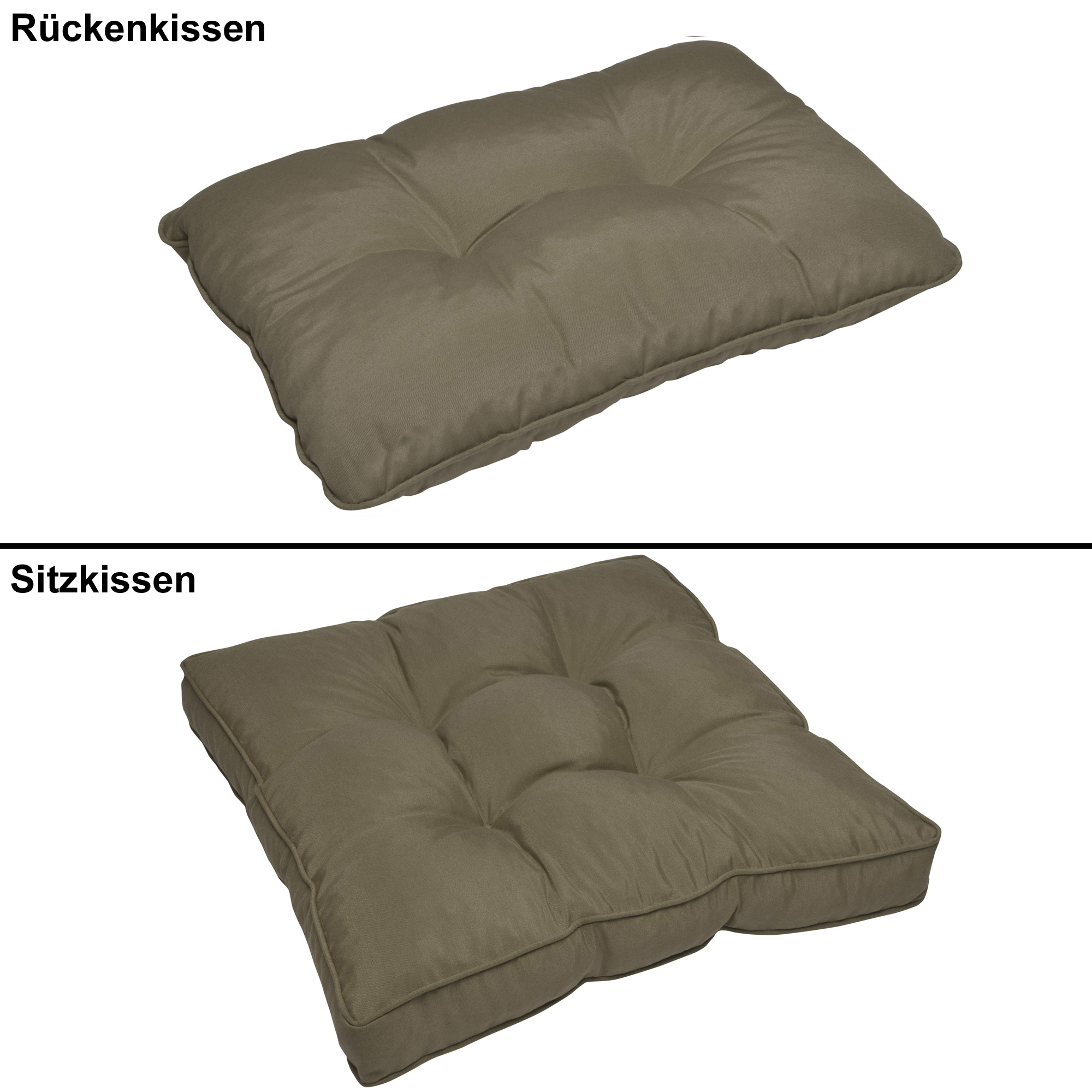 Lounge Sitzkissen Kissen Loungekissen Outdoor Polster Rückenkissen Auflage Sitz - Bild 18 von 19