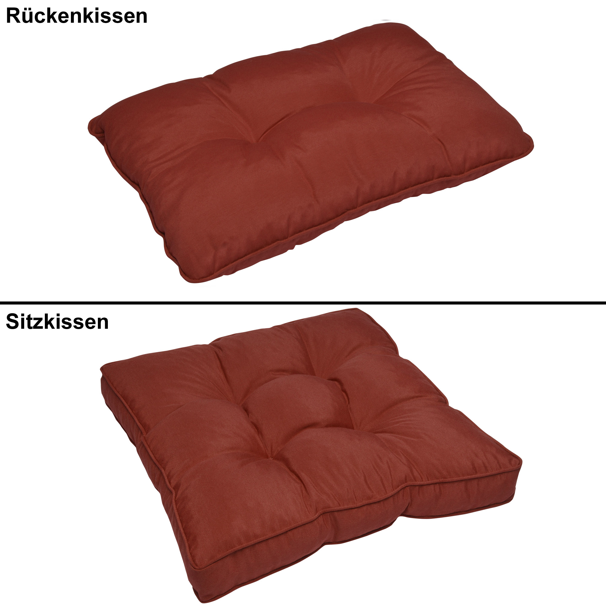 Lounge Sitzkissen Kissen Loungekissen Outdoor Polster Rückenkissen Auflage Sitz - Bild 19 von 19